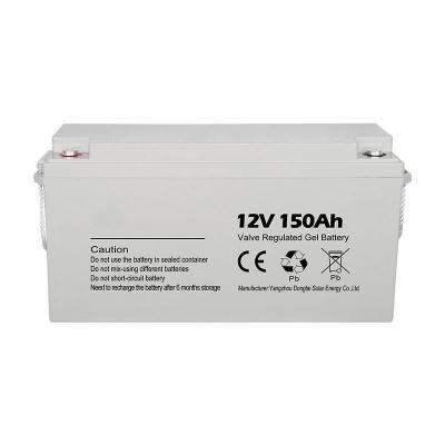 China Factory good sale gel battery 12v 150ah long time lifespan 3 years agm battery 12v 150ah for sale