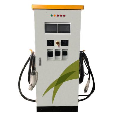 China 120 KW EV charger station /integrated level 2 EV charger three connectors ccs /hademo/AC for sale