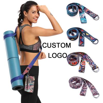 China Yoga Sports Accessory Exhausting Non-Slip Non-Elastic Sports Straps Organization Sculpting Aids With Binding Yoga Mat Storage Straps for sale