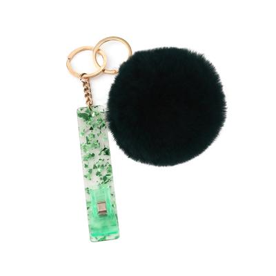 China Custom Acrylic Fashion Accessory Key Chain Card Grabber For Women With Long Nails for sale