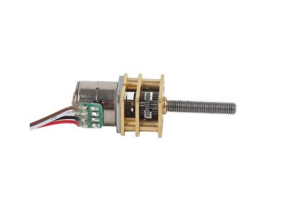 China 10mm Mini Gear Box Stepper Motor Dia10 Micro Geared Stepper Motor With Lead Screw for sale