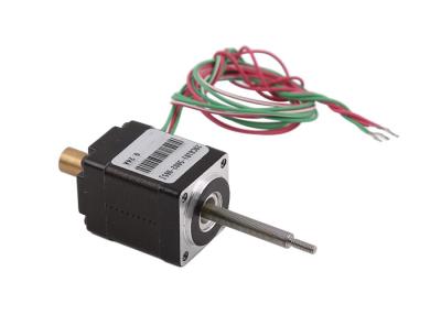 China NEMA 8 20mm Hybrid Stepper Motor 1.8 Step Angle With Run Through Lead Screw Shaft for sale