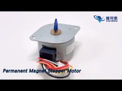 Micro Stepping Permanent Magnet Stepper Motor 4 Phase 0.5A Small