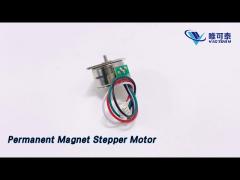 PM Permanent Magnet Stepper Motor 15mm Micro With Lead Screw