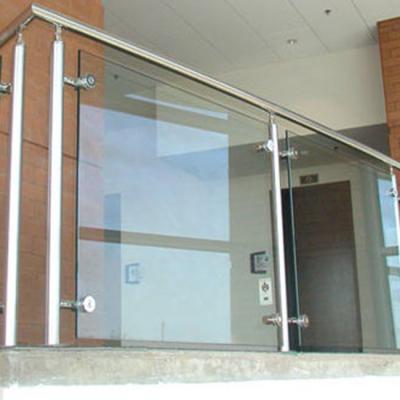 China Foshan China AISI304/316 stainless steel mirror stainless steel balcony glass railing for glass panel/sliding door/baluster post/balustrade for sale