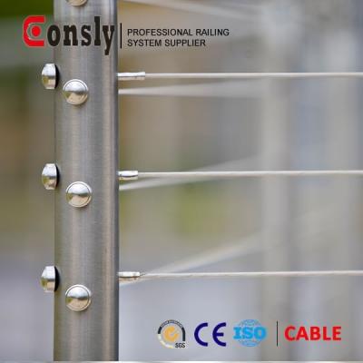 China Stainless Steel Railings And Handrails Components For Fencing Stainless Steel Cable Observe Building Products Regulations 305/2011/EU-CPR for sale