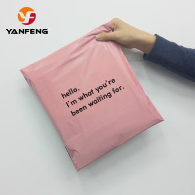 China shoes & pink apparel messenger bags self-adhesive polybag custom printed color seal shippingPlastic mailing bag express bags for sale