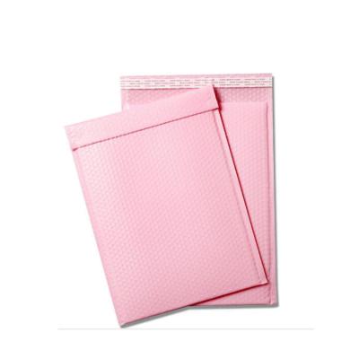 China Customized Customized Waterproof Pink Logo Courier Mail Bubble Envelope Poly Padded Mailing Packing Bags For Protector for sale