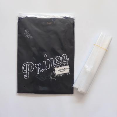 China Garments Apparel IndApparel Industrial Use And Suit Wear Custom Printed LDPE Plastic Ziplock Bags Transparent Poly Bag for sale