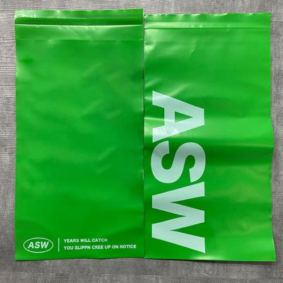 China Custom Printed Green Recyclable Recycle Material Mailing Envelopes Polymailer Mailers Mailing Courier Bag for sale