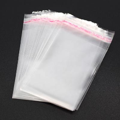 China Custom Clear Self Adhesive Packer Seal Clothes Opp Packing Plastic Bag for sale