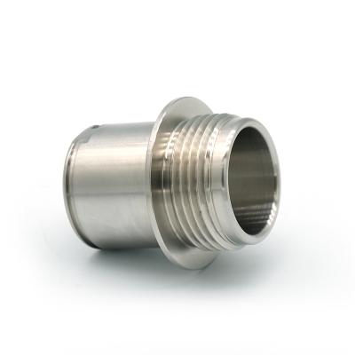 China Vigorous Sus304 Stainless Steel Connector Low Prices Stainless Steel CNC Machining Joint Connector Wire Pipe Fittings for sale