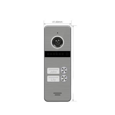 China New Style Surface Mount Recessed Telephone Video Door Intercom Audio Doorphone Locks With Camera 127*42*44 mm for sale