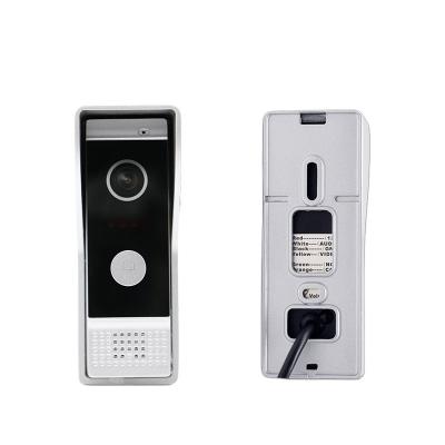 China Hot Selling Outdoor Mount Recessed Doorphone Intercom 4 Doorphone 4 Wired Villa 128*49*41 mm for sale