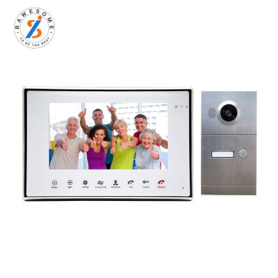 China Hot Sale Fashion IR Led Light Color Video Doorphone Visual Door Intercom Doorbell With Camera 210*116*32 mm for sale