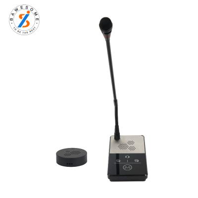 China Store Office Window Glass Intercom Speaker System Window Microphone Intercom Speakerphone Double-way Handheld Talk The Counter for sale