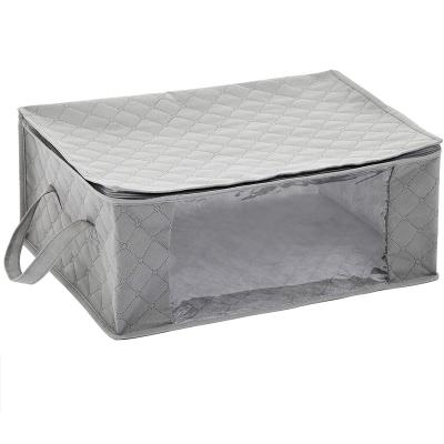 China CLASSIC Foldable Storage Bag Organizers, Large Clear Window and Carry Handles, Under Bed Organizer Bag for Closets, Bed for sale