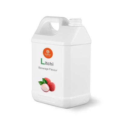 China Litchi Flavor Beverage Use Liquid Lychee Fruit Flavour  For Drinks Gummy Sweet Fresh Juicy for sale