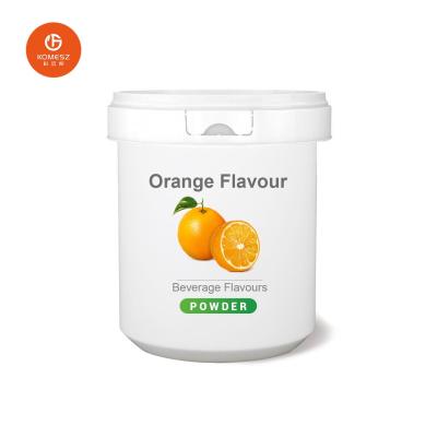 China Orange Flavor Powder Fresh Fruit Flavor Instant Drink 3-In-1 For Beverage for sale