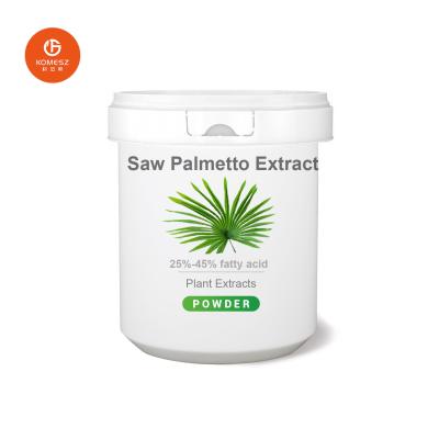 China Natural 45% Saw Palmetto Extract White Powder Plant Extract Health Food Herbal Extract Food Additive for sale