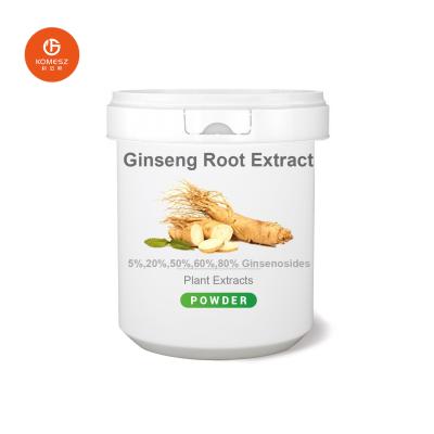 Cina Cina Fabbricante Pesticidi liberi Ginsenosidi solubili in acqua 5-80% HPLC Estratto di radice di ginseng Organico Panax Ginseng Estratto in polvere in vendita