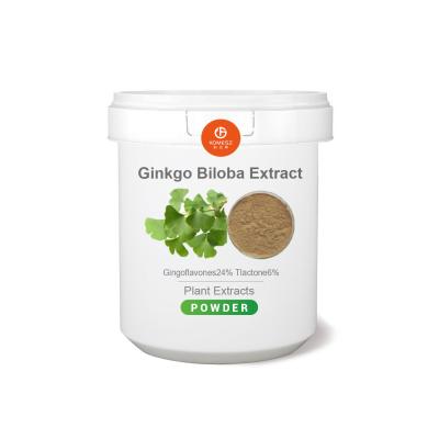 Κίνα Εκχύλισμα Ginkgo Biloba 24% Συνολικές φλαβονικές ουσίες 6% Τερπενικές λακτόνες προς πώληση