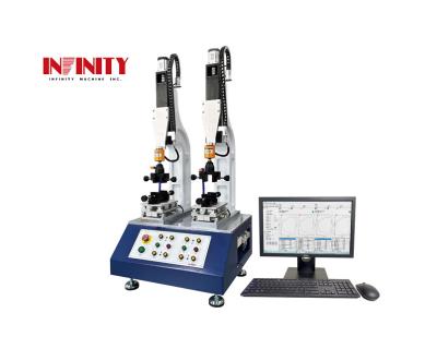 China Testmachine voor het testen van de in- en uittrekkracht met twee stations 1200 mm/min Te koop