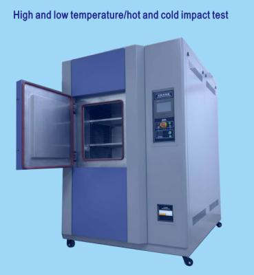 China Thermal Shock Test Chamber Box Door High Low Temperature Shock Test Chamber Heating Wire To Prevent Condensation for sale