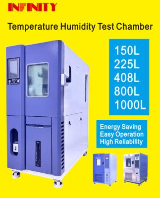 Cina Compressore di refrigerazione Camera di prova di umidità a temperatura costante programmabile con apparecchio di illuminazione delle finestre in vendita