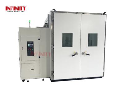 China Carbon Steel 8m3 Walkin Climate Test Chamber Met -65C~155C Temperatuur Vochtigheidsverandering Test Te koop