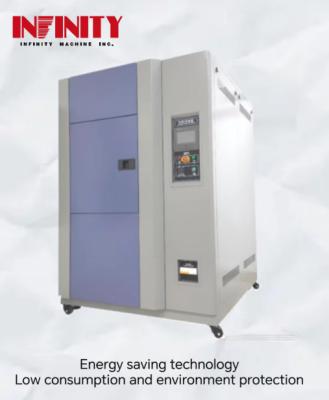 China Electronics Programmable Hot Cold Shock Test Chamber Simple Operation And Reference Group PID Control for sale