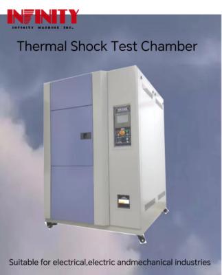 China Up From RT To 150C Programmable Temperature Impact Test Chamber 40m Heating Rate Air-Cooled Condenser for sale