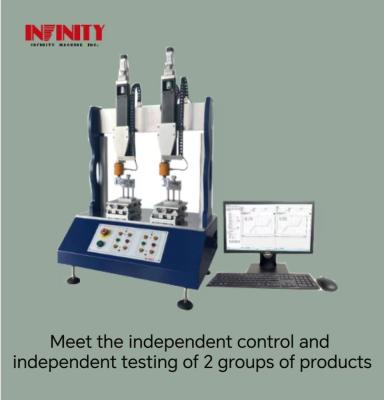Cina Macchina di prova della forza d'oscillazione a doppia stazione ad alta precisione per le porte del cavo di collegamento in vendita