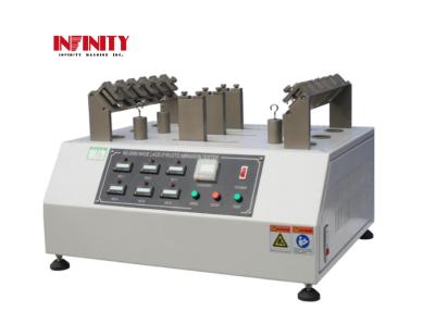 China Shoe Lace Abrasion Testing Machine Life Span , Din Abrasion Tester for sale