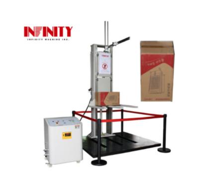 China Carton Zero Drop Testing Machine For Packing Box Container Zero Height Drop Test Edge side corner test for sale