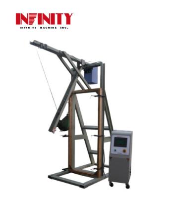 China Falling Ball Pendulum Impact Testing Machine Safety Glazing in Grey Color for sale