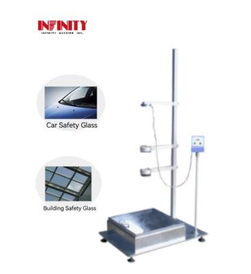 China AC220V 5A Laminated Glass Falling Ball Impact Tester for sale