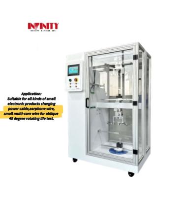 China Small Electronic Products Rotating Life Test Wire 45° Cone Pull Testing Machine for sale