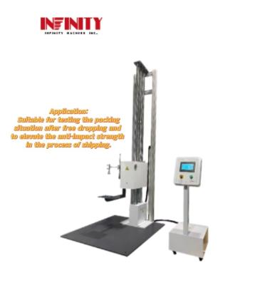 China Single Arm and Double Poles Carton Drop Test Machine for Package Drop Test for sale