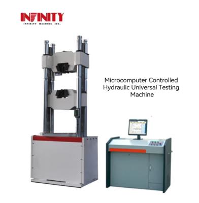 China Easy Operation Microcomputer Controlled Hydraulic Universal Tester For Tensile Test for sale