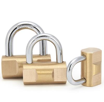 China Factory Real Hammer Full Brass Security Hot Selling Brass Padlock for sale