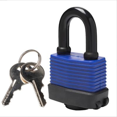 China Door Laminated Padlock Cylinder Waterproof Brass Plastic Cover High Quality Locks for sale