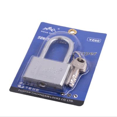 China High Security Chrome Plated Square Shape Paddle Key Padlock for sale