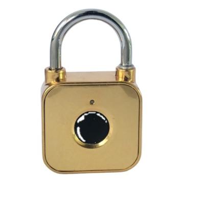 China New Design Zinc Alloy Fingerprint Padlock Smart P8 Mini Recharge Style Zinc Alloy for sale