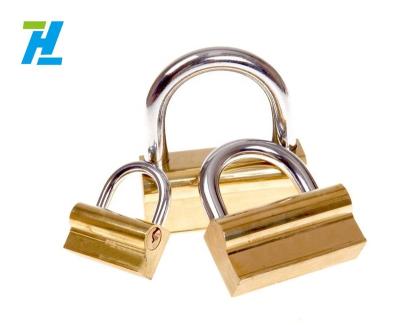 China Steel Door 75mm Pujiang Customized Manufacturers Direct Selling Waterproof Rust Camel Brass Padlock for sale