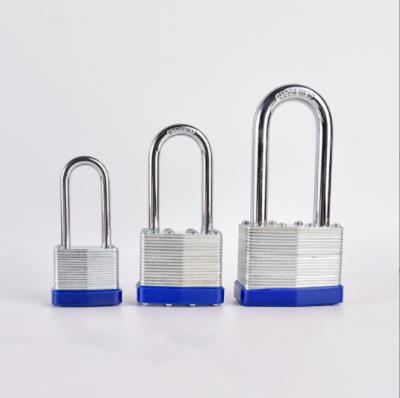 China High Quality Stainless Steel Cylinder 2 Brass Key Laminated Factory Selling Locks With Blister Pack for sale