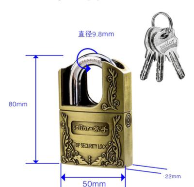 China Zinc Alloy + Steel Zinc Alloy Half Wrapped High Security Hot Selling Padlock In Stock for sale