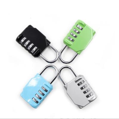 China Zinc Alloy Luggage 4 Dial Combination Suitcase Security Padlock for sale