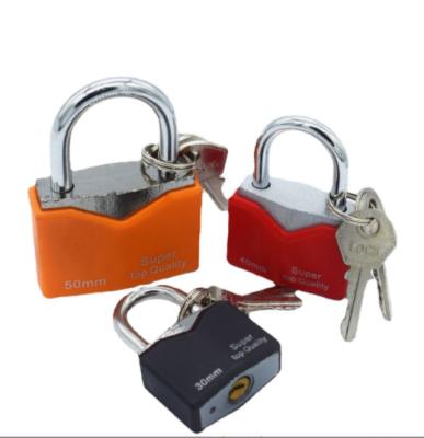 China Manufacturer Wholesale Pure Copper Waterproof Padlock Core Diamond Shaped Lock Electroplating , Waterproof Glue Color Copper Core 25mm-50mm for sale