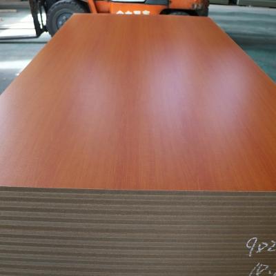 China 6mm High Grain Color Melamine Moisture Proof Glossy White 18mm Wood Paper Coated Laminate MDF Furniture Board For Furniture Malaysia for sale